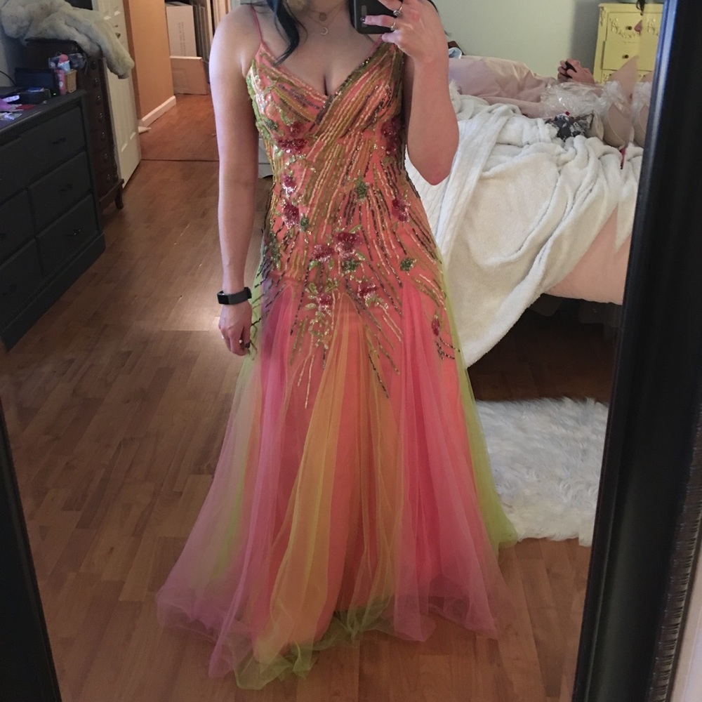 Custom prom/formal dress - pink fairy style